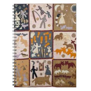 Harriet överhet - Pictoral täcke 1898 Anteckningsbok