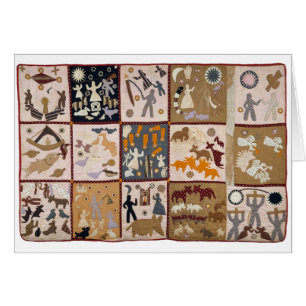 Harriet överhet - Pictoral täcke 1898 Hälsningskort