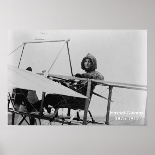 Harriet Quimby poster 13" x 19"