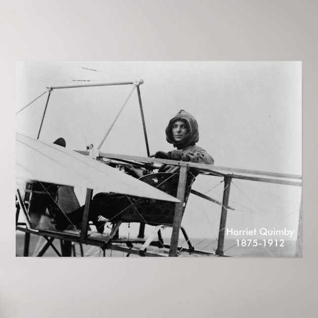 Harriet Quimby poster 13" x 19" (Framsidan)