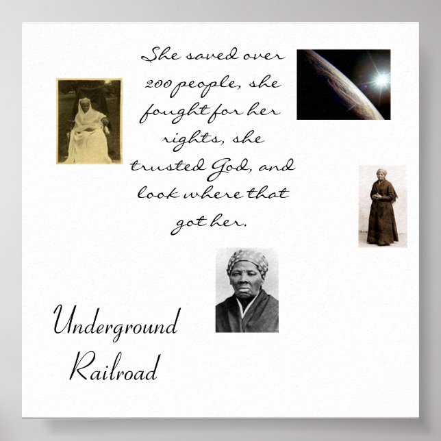 Harriet Ross Tubman Poster (Framsidan)