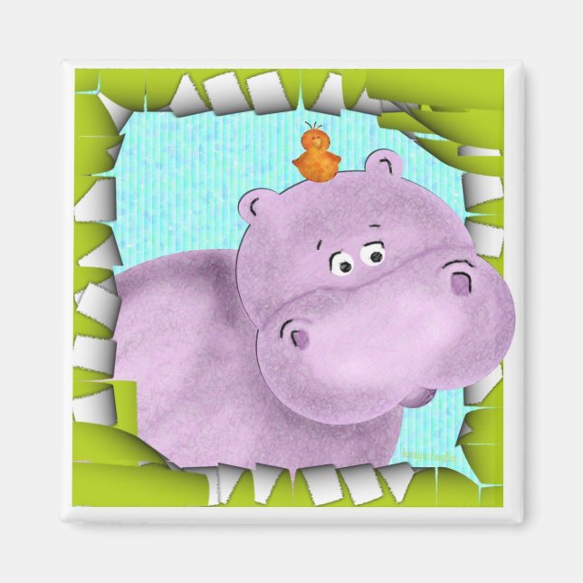 Harriet the Hippo Magnet (Framsidan)
