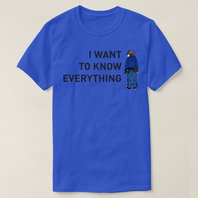 Harriet the Spy jag vill veta allt T Shirt (Design framsida)
