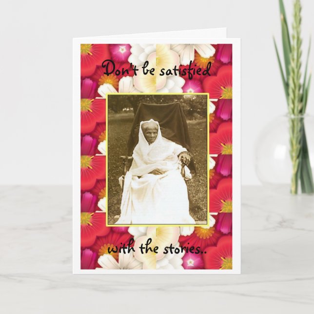 Harriet Tubman-Blir din egna legend Kort (Framsida)