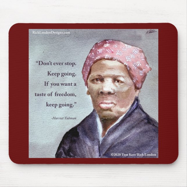 Harriet Tubman & Citat Musmatta (Framsidan)