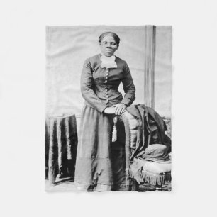 Harriet Tubman Conductor Underground Railroad Fleecefilt