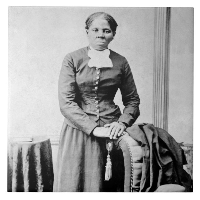 Harriet Tubman Conductor Underground Railroad Kakelplatta (Framsidan)
