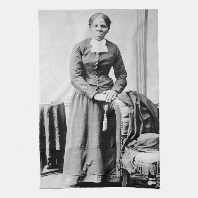 Harriet Tubman Conductor Underground Railroad Kökshandduk (Vertikal)