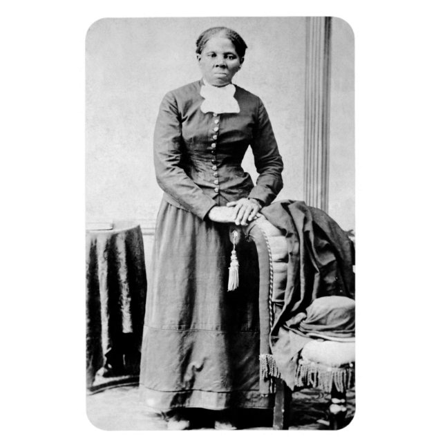 Harriet Tubman Conductor Underground Railroad Magnet (Vertikal)