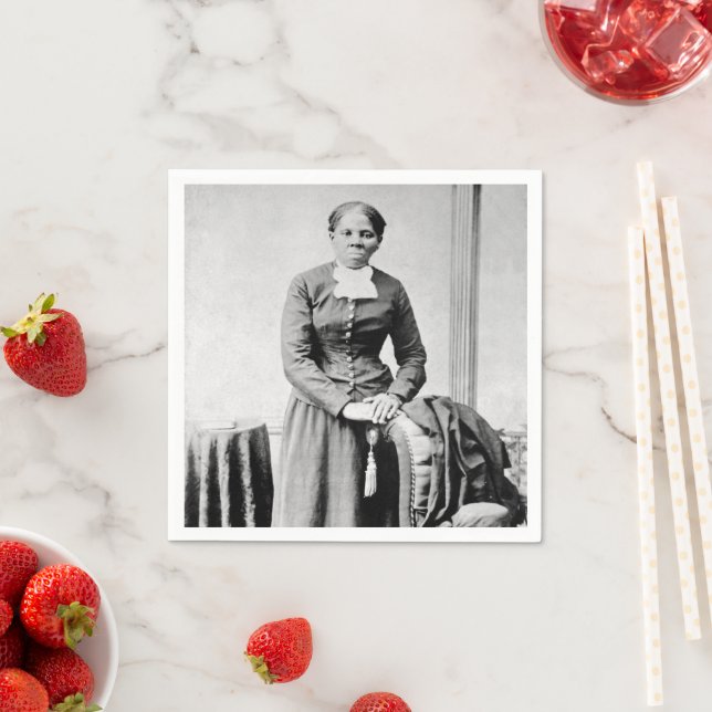 Harriet Tubman Conductor Underground Railroad Pappersservett (Insitu)