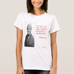Harriet Tubman "Frihet eller Död" Citatpresenter T-shirt