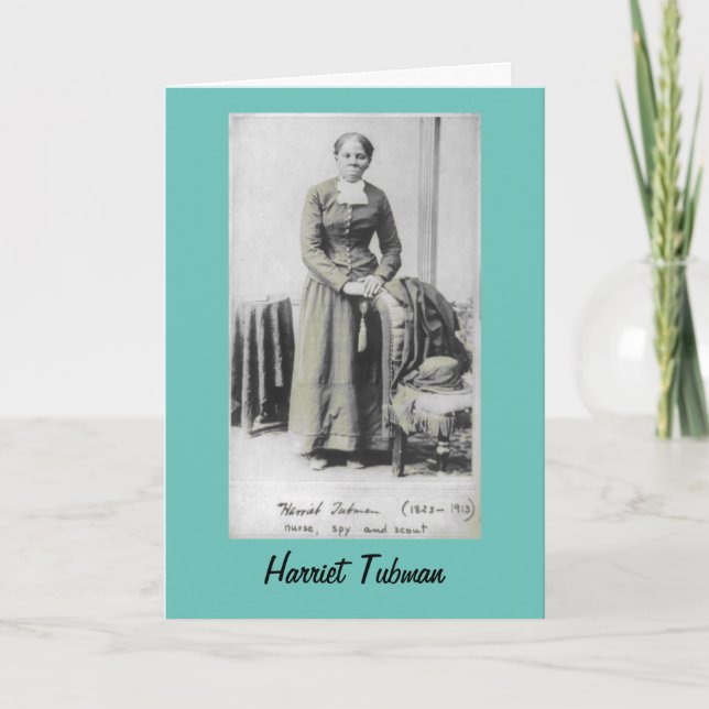 Harriet Tubman Inspirations Kort (Framsida)