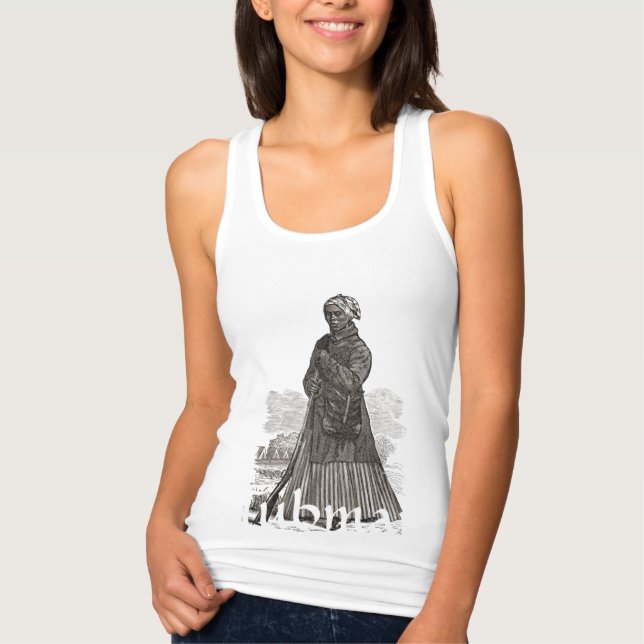 Harriet Tubman Linne Med Racerback (Framsida)
