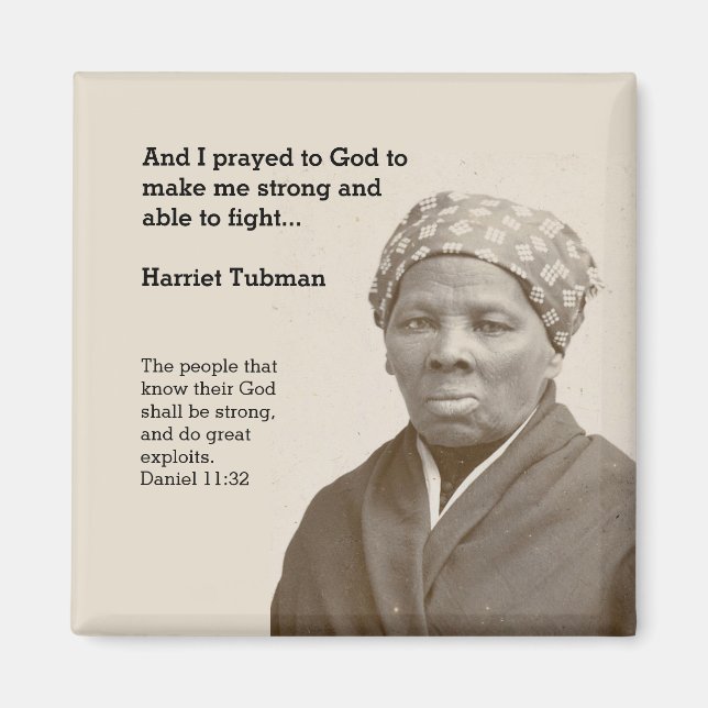 HARRIET TUBMAN MAGNET (Framsidan)