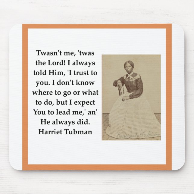 Harriet Tubman Musmatta (Framsidan)