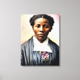 Harriet Tubman Original Porträtt Art Canvastryck