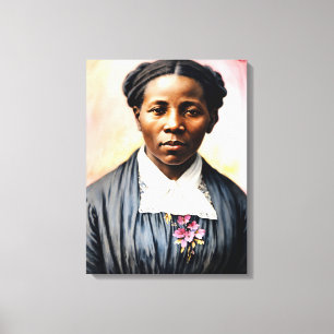 Harriet Tubman Original Porträtt Art Canvastryck
