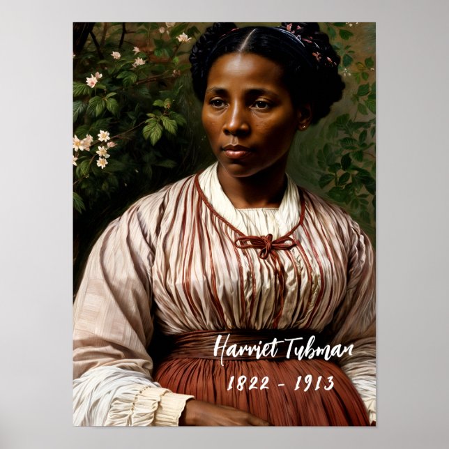 Harriet Tubman Original Porträtt Art Poster (Framsidan)