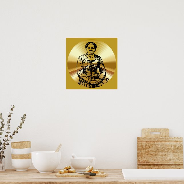 Harriet Tubman-porträtt Poster (Kök)