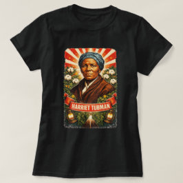 Harriet Tubman Porträtt T-Shirt  Svart historia ko