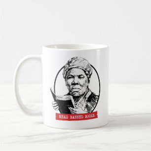 Harriet Tubman Reads Banned Bokar Kaffemugg