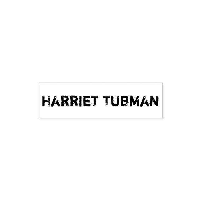 Harriet Tubman Self Inking Rubber Frimärke Självfärgande Stämpel (Design)