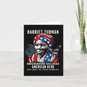 Harriet Tubman Underground Railroad American Hero Kort