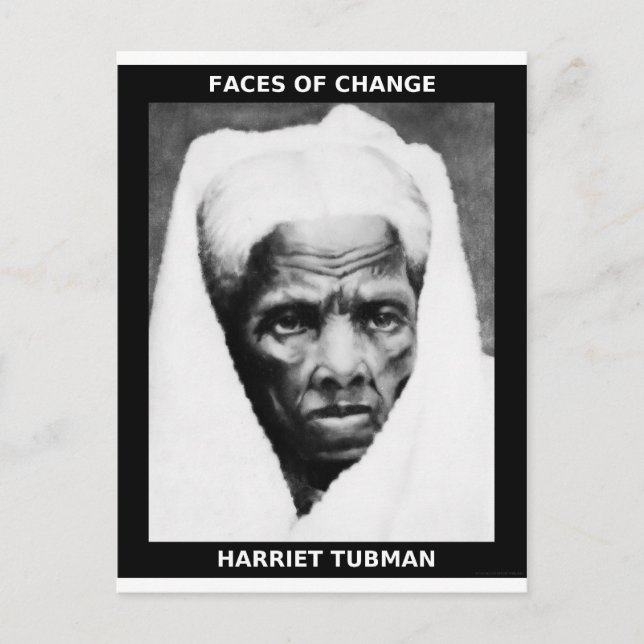 HARRIET TUBMAN VYKORT (Framsida)
