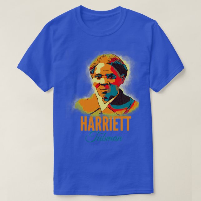 Harriett Tubman hyllade T Shirt (Design framsida)