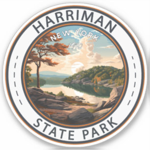 Harriman State Park New York Badge Klistermärken