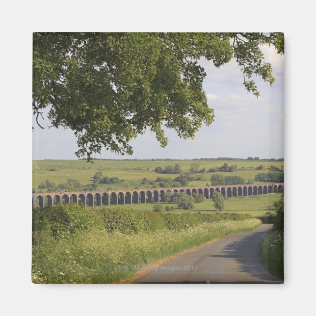 Harringworth Viaduct, Rutland. Också känd som Magnet (Framsidan)