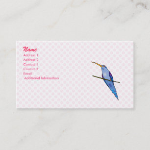 Harriot Hummingbird Visitkort