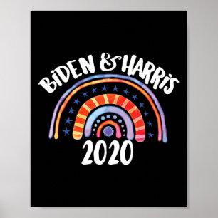 Harris 2020 Regnbåge Gay pride Lgbt 2020 Val Poster