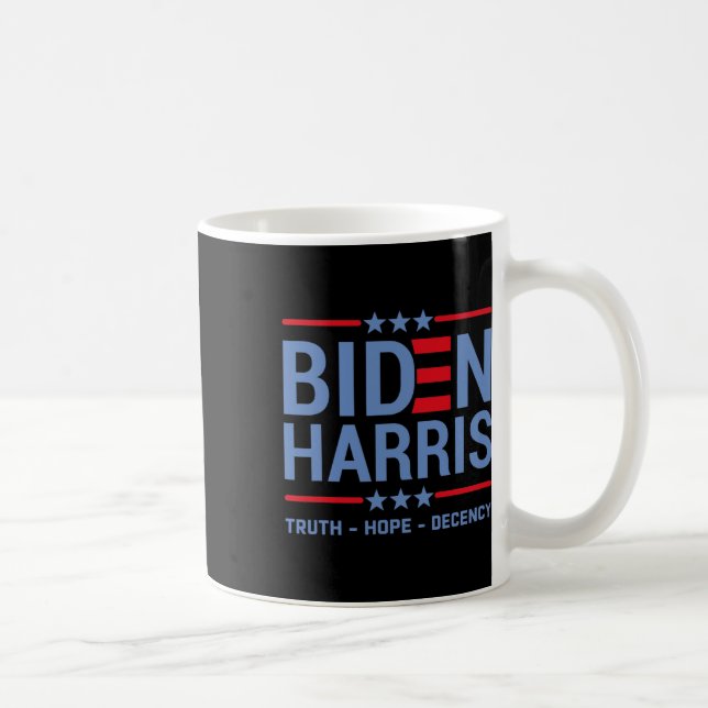 Harris 2020 Truth Hope Decency Kaffemugg (Höger)