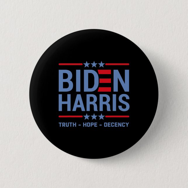 Harris 2020 Truth Hope Decency Knapp (Framsida)