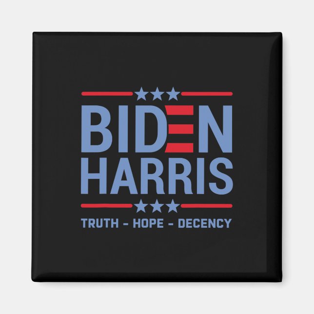 Harris 2020 Truth Hope Decency Magnet (Framsidan)