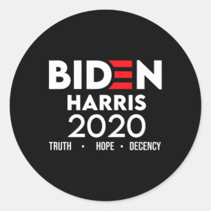 Harris 2020 Truth Hope Decency Shirt Vintage Val Runt Klistermärke