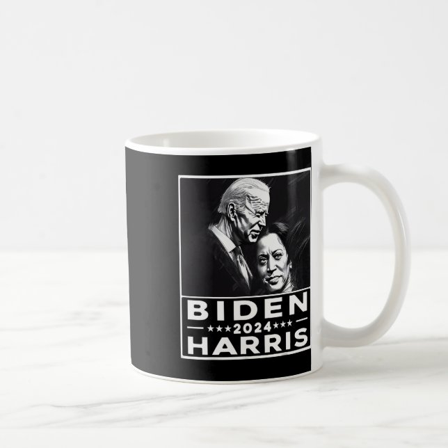 Harris 2024 47:e president Valection Joe Biden Kam Kaffemugg (Höger)