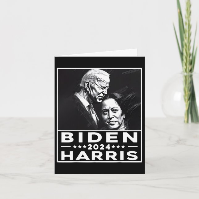 Harris 2024 47:e president Valection Joe Biden Kam Kort (Framsida)