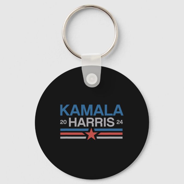 Harris 2024 Bold Retro Rand Star Nyckelring (Framsida)