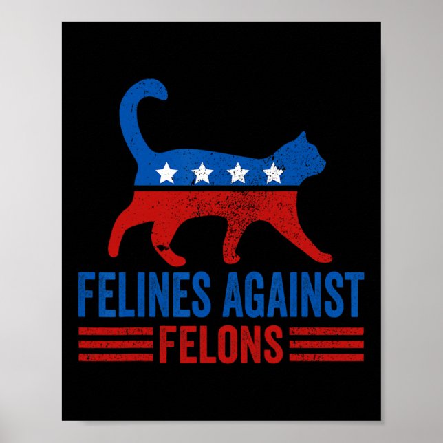 Harris 2024 Cat Dam för Kattdjur mot feloner Poster (Framsidan)