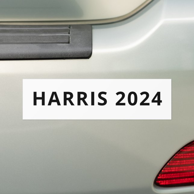 Harris 2024 enkel, enkel, minimalistisk, modern, v bildekal (På Bil)