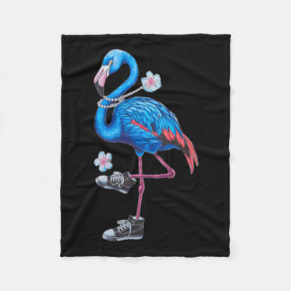 Harris 2024 Flamingo Trendig Retro Stil Med Sneak Fleecefilt