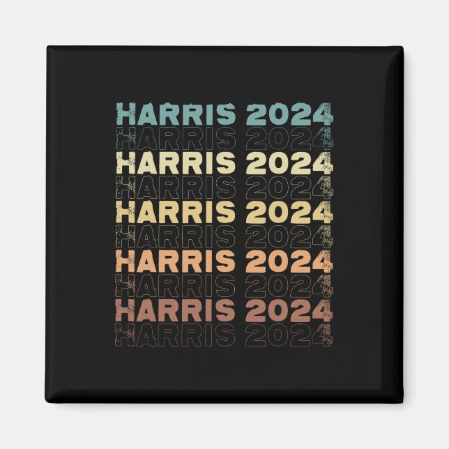 Harris 2024 för president Valection Kampanj Quote Magnet (Framsidan)