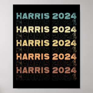 Harris 2024 för president Valection Kampanj Quote Poster