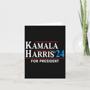 Harris 2024 För Presidentval Röstning För Kama Kort