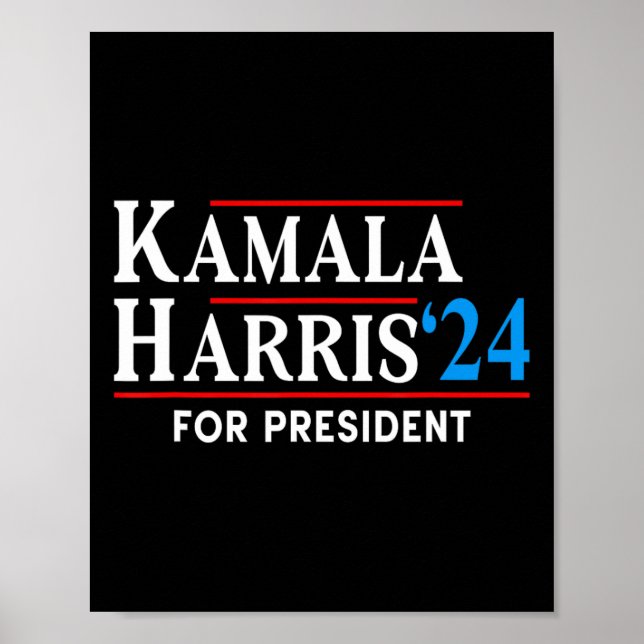 Harris 2024 För Presidentval Röstning För Kama Poster (Framsidan)