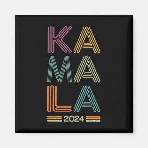 Harris 2024 för presidentvalet Kampanj Retro Magnet