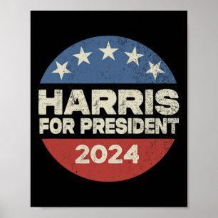 Harris 2024 För presidentvalskampanj 2 Poster