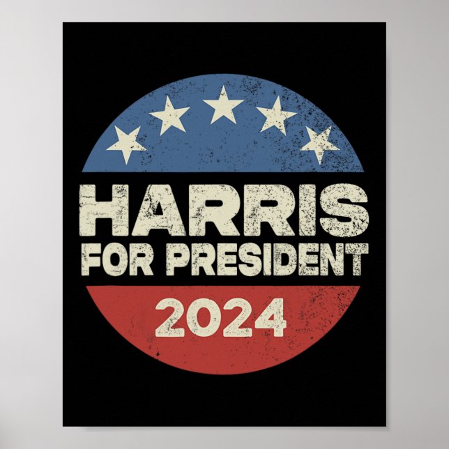 Harris 2024 För presidentvalskampanj 2  Poster (Framsidan)
